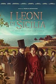 Paolo Briguglia, Donatella Finocchiaro, Adele Cammarata, Michele Riondino, Vinicio Marchioni, Miriam Leone, Ester Pantano, and Eduardo Scarpetta in I leoni di Sicilia (2023)