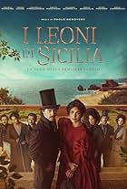 Paolo Briguglia, Donatella Finocchiaro, Adele Cammarata, Michele Riondino, Vinicio Marchioni, Miriam Leone, Ester Pantano, and Eduardo Scarpetta in I leoni di Sicilia (2023)