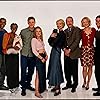 Melissa Joan Hart, Jon Huertas, Caroline Rhea, China Shavers, Nick Bakay, Beth Broderick, David Lascher, Martin Mull, and Nate Richert in Sabrina the Teenage Witch (1996)