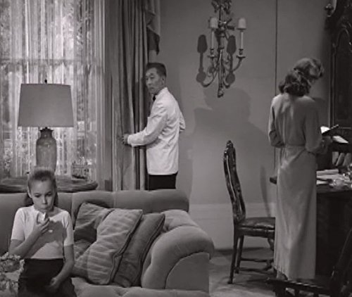 Philip Ahn, Mimi Gibson, and Joanne Linville in One Step Beyond (1959)