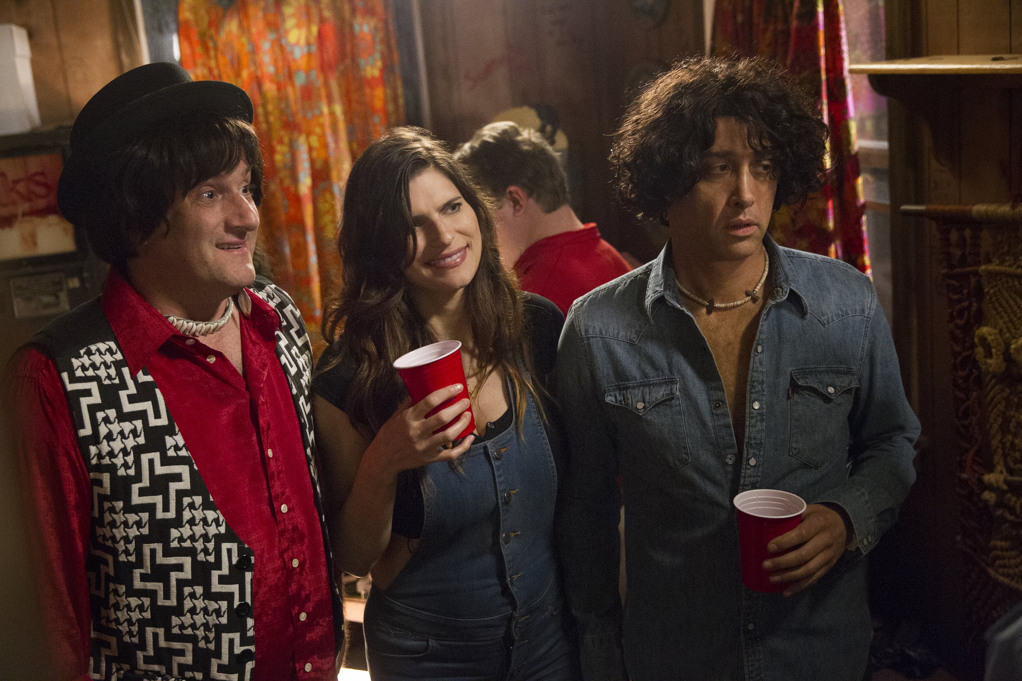 Michael Showalter, David Wain, and Lake Bell in Wet Hot American Summer: First Day of Camp (2015)