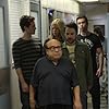 Danny DeVito, Charlie Day, Rob McElhenney, Kaitlin Olson, and Glenn Howerton in It's Always Sunny in Philadelphia (2005)