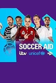 Robbie Williams, Lee Mack, Mohamed Farah, and Jill Scott in Soccer Aid (2006)