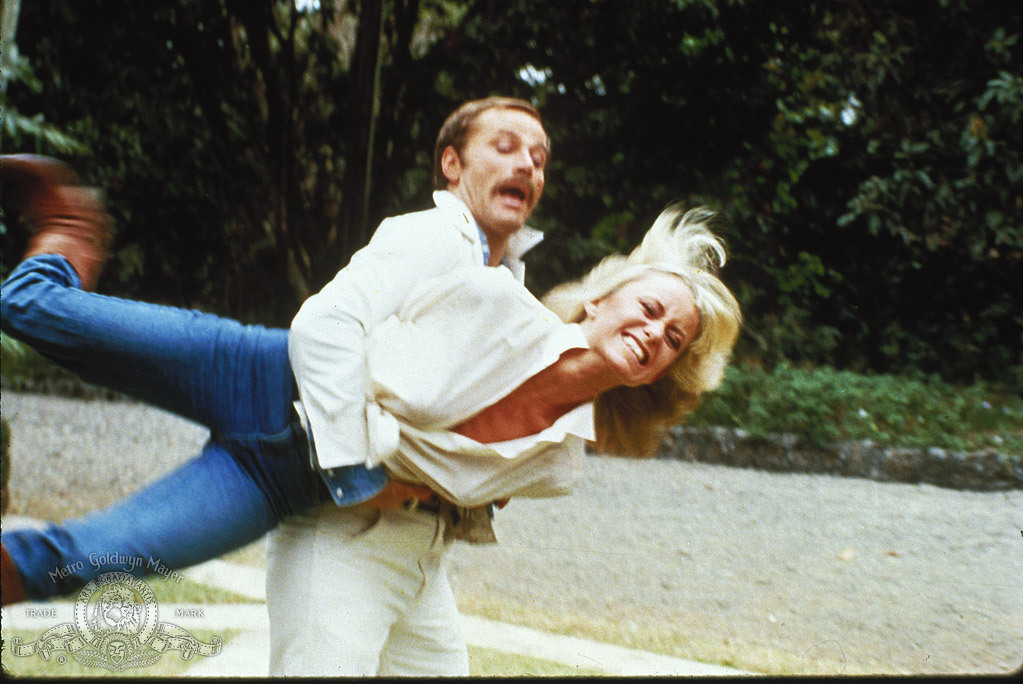 Susan George and Franco Nero in Enter the Ninja (1981)