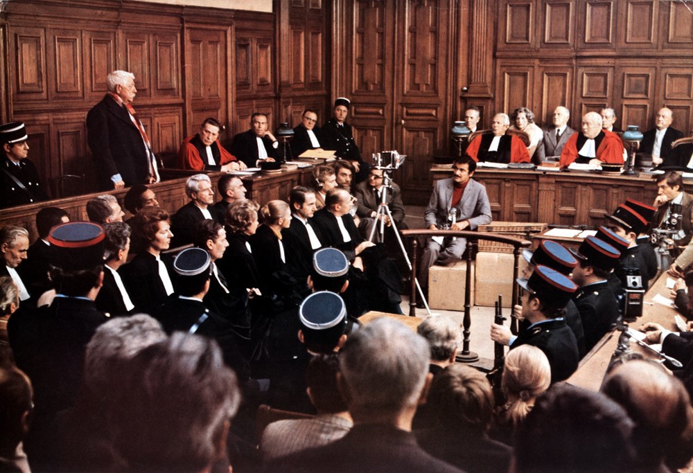 Max Amyl, Jean Gabin, and Daniel Ivernel in L'affaire Dominici (1973)