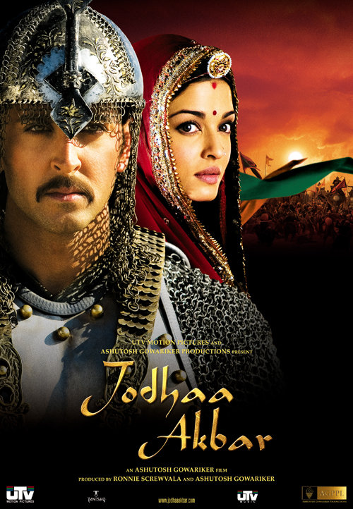 Hrithik Roshan and Aishwarya Rai Bachchan in Jodhaa Akbar (2008)