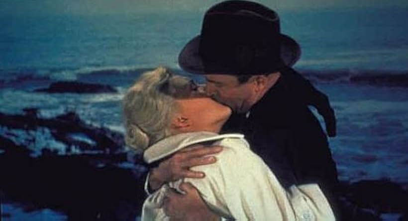 Jimmy Stewart and Kim Novak star