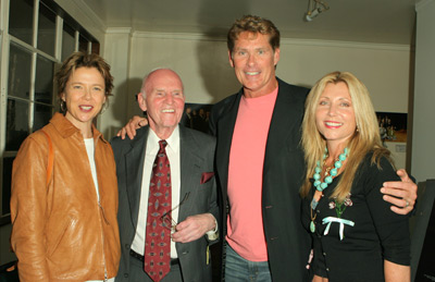 Annette Bening, David Hasselhoff, Pamela Bach-Hasselhoff, and George Furth