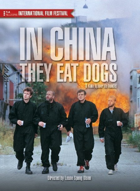 Kim Bodnia, Dejan Cukic, Tomas Villum Jensen, and Nikolaj Lie Kaas in I Kina spiser de hunde (1999)