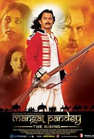 Aamir Khan, Rani Mukerji, Ameesha Patel, and Toby Stephens in Người Hùng Mangal Pandey: Đất Nước Nổi Dậy (2005)