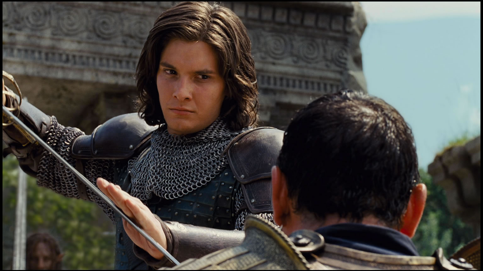 Sergio Castellitto, Cornell John, and Ben Barnes in Biên Niên Sử Narnia: Hoàng Tử Caspian (2008)