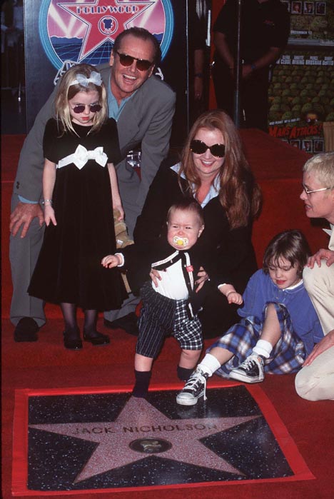 Jack Nicholson, Rebecca Broussard, Jennifer Nicholson, Lorraine Nicholson, and Ray Nicholson