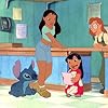 At the animal shelter, Lilo meets Stitch, the 