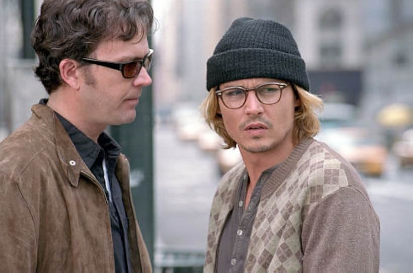 Johnny Depp and Timothy Hutton in Secret Window (2004)