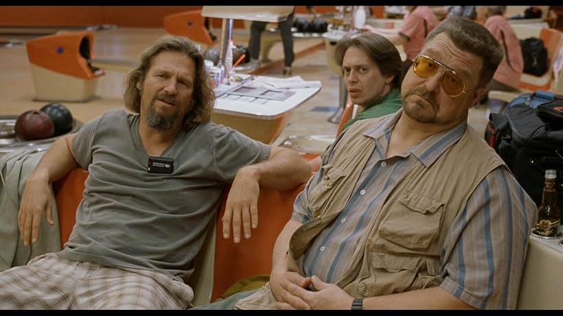 Steve Buscemi, Jeff Bridges, and John Goodman in Bá Tước Lebowski (1998)