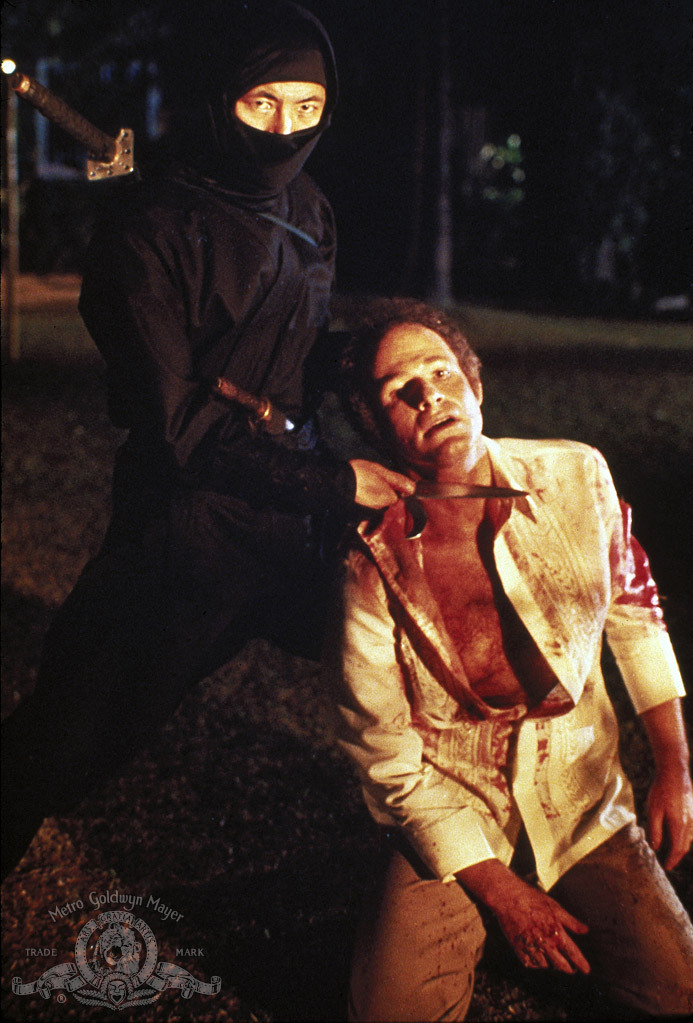 Alex Courtney and Shô Kosugi in Enter the Ninja (1981)