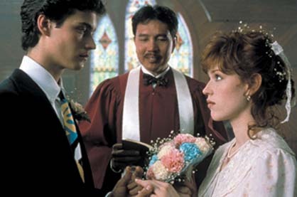 Molly Ringwald, Randall Batinkoff, and Jack Ong in For Keeps? (1988)