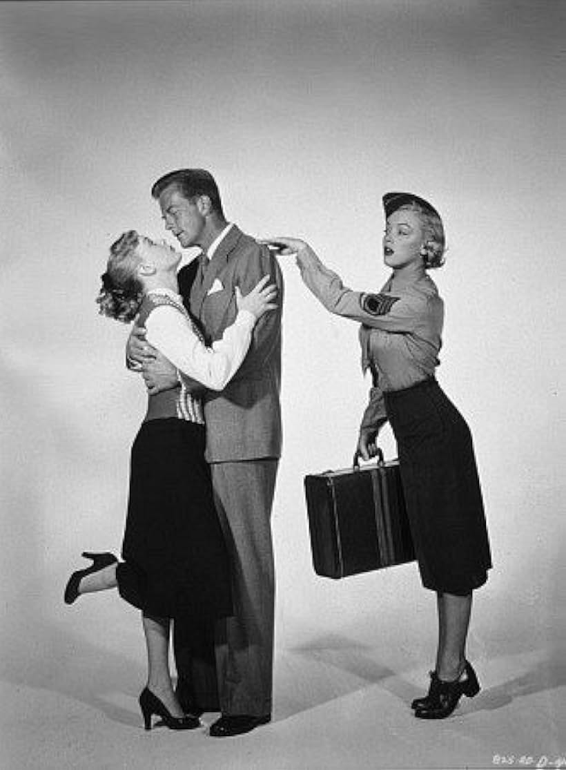 M. Monroe, Bill Lundigan & June Haver in "Love Nest" 1951