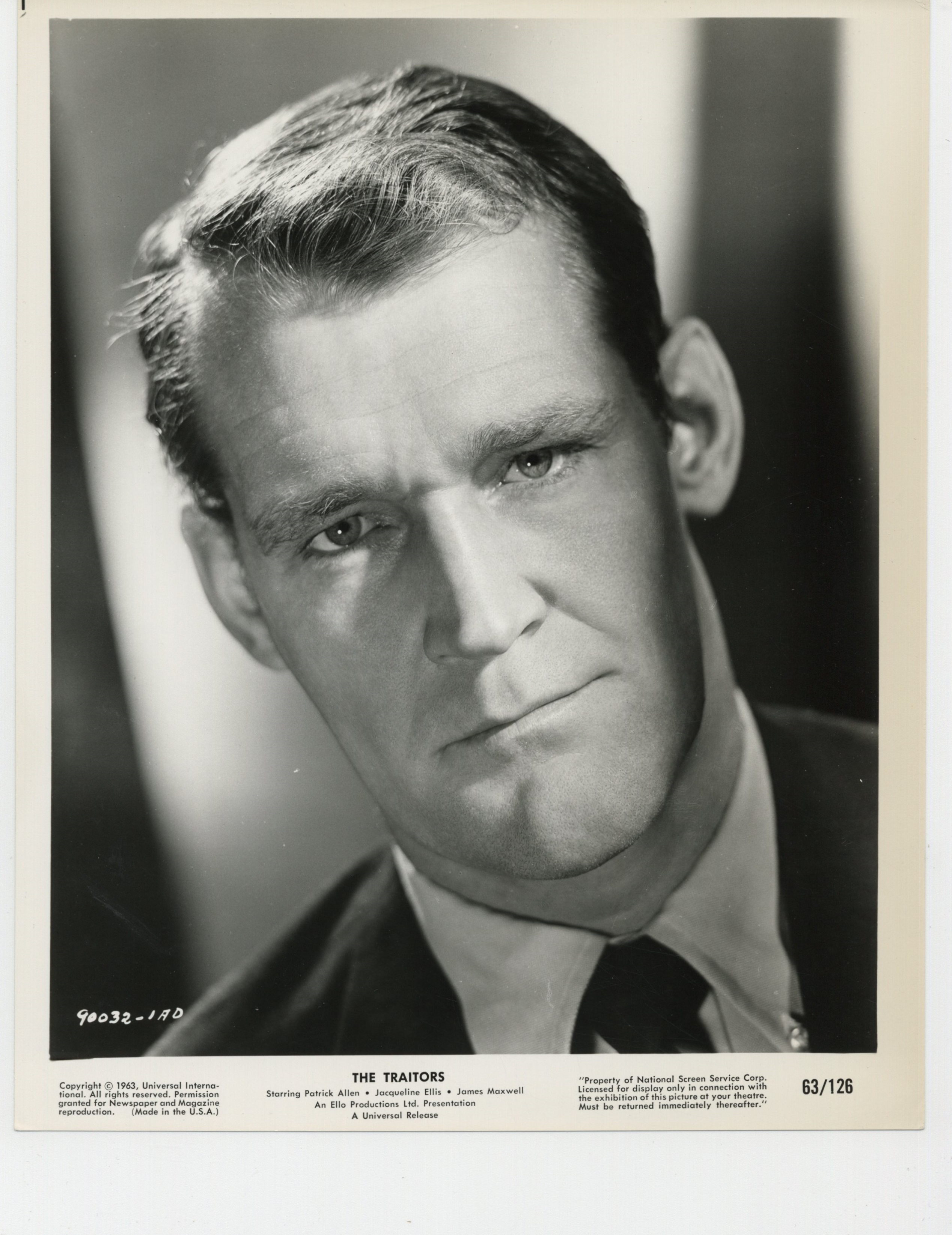 Patrick Allen in The Traitors (1962)