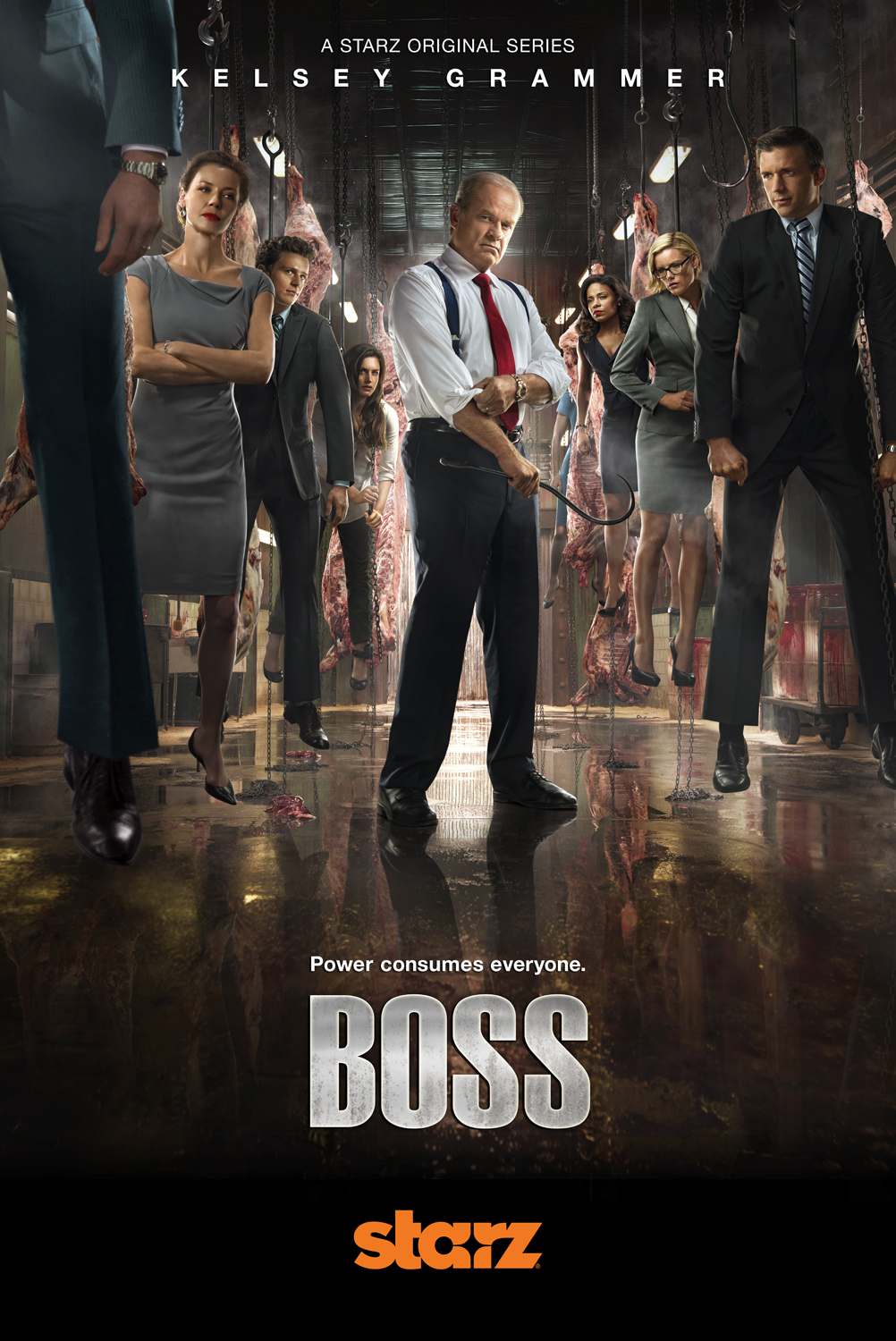 Kelsey Grammer, Connie Nielsen, Kathleen Robertson, Jeff Hephner, and Hannah Ware in Boss (2011)