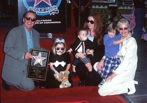 Jack Nicholson, Rebecca Broussard, Jennifer Nicholson, Lorraine Nicholson, and Ray Nicholson