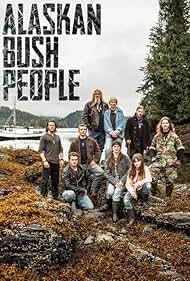 Rain Brown, Bear Brown, Noah Brown, Matt Brown, Snowbird Brown, Gabe Brown, Bill Brown, Ami Brown, and Joshua Bam Bam Brown in Alaskan Bush People (2014)