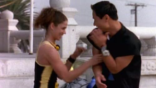 Michael Chaturantabut and Sasha Craig in Power Rangers Lightspeed Rescue (2000)