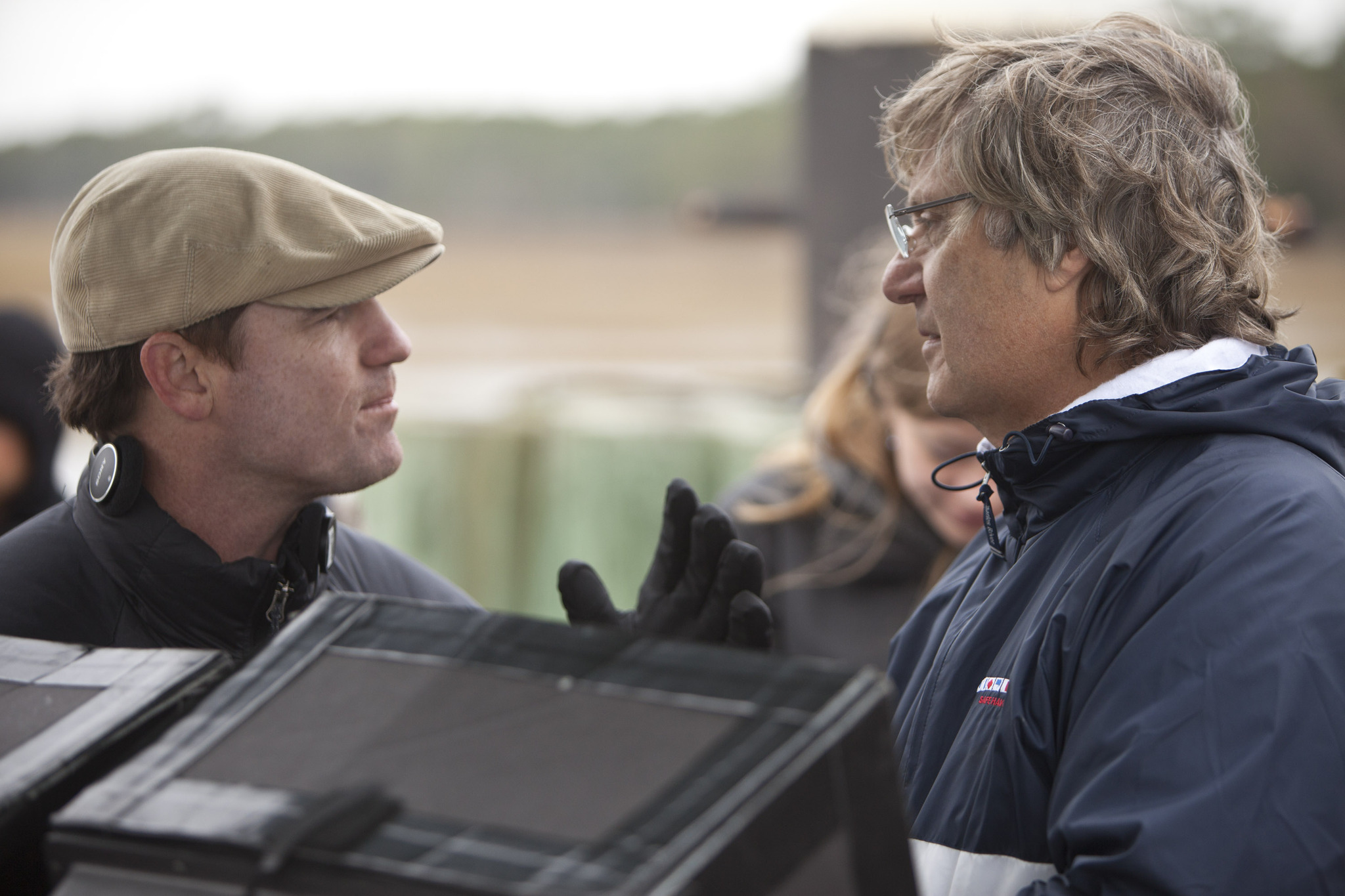 Lasse Hallström and Nicholas Sparks in Thiên Đường Bình Yên (2013)