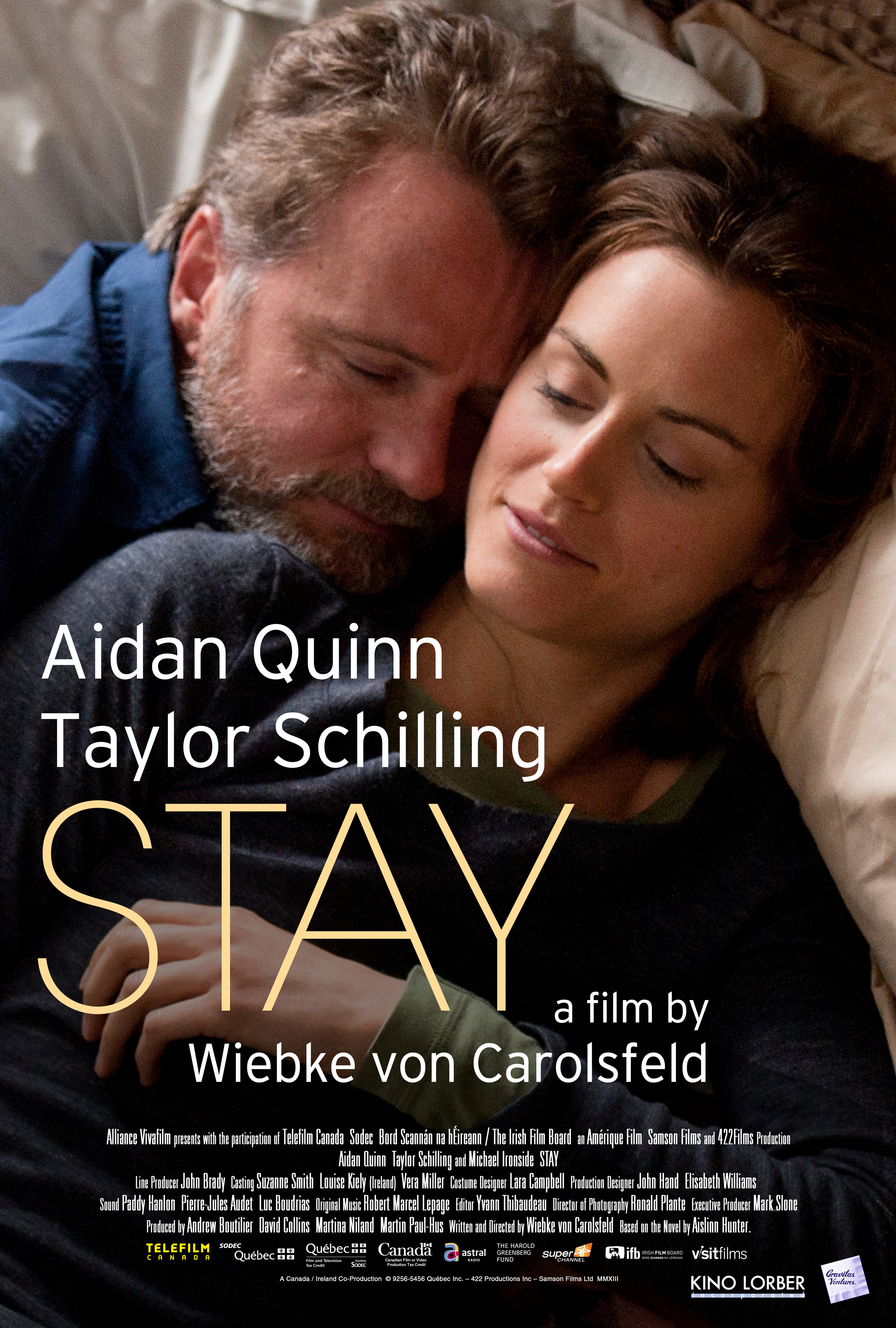 Aidan Quinn and Taylor Schilling in Stay (2013)