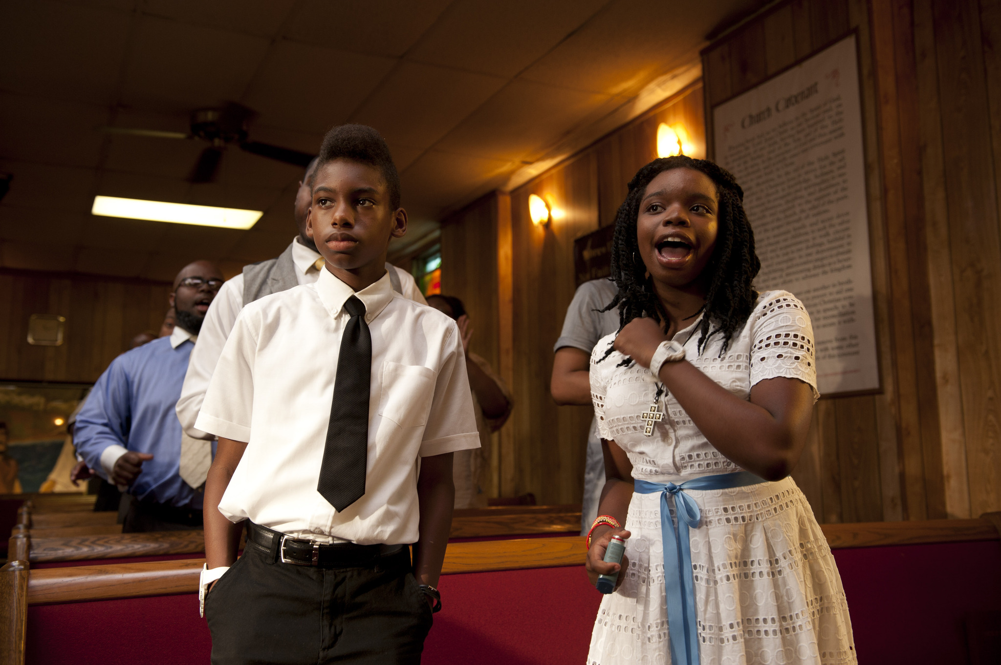 Toni Lysaith and Jules Brown in Red Hook Summer (2012)