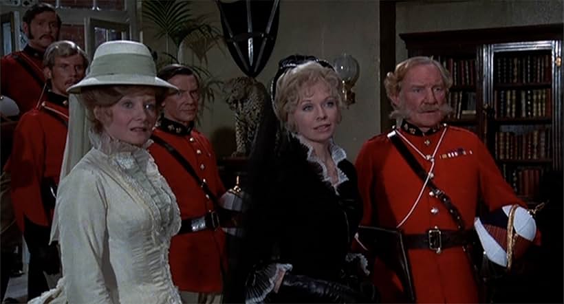 Trevor Howard, Helen Cherry, James Donald, and Susannah York in Conduct Unbecoming (1975)