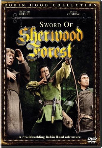 Richard Greene, Niall MacGinnis, and Richard Pasco in Sword of Sherwood Forest (1960)