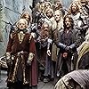 Viggo Mortensen, Orlando Bloom, Bernard Hill, Bruce Hopkins, and Brett Beattie in The Lord of the Rings: The Two Towers (2002)