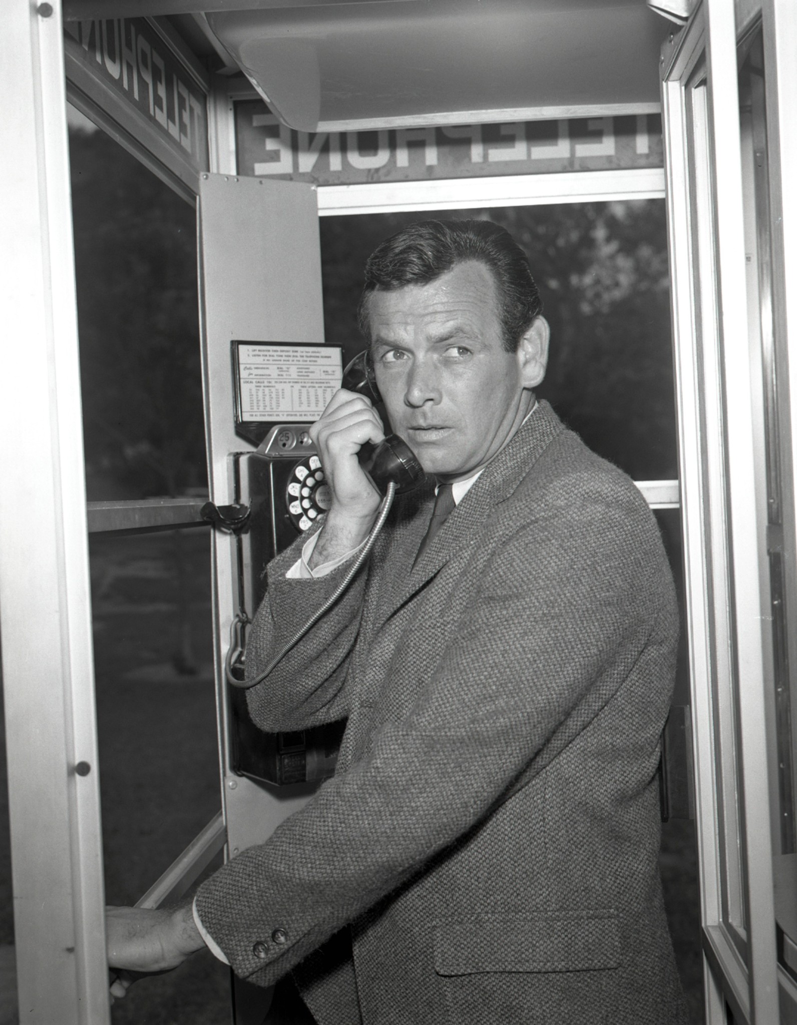 David Janssen in The Fugitive (1963)