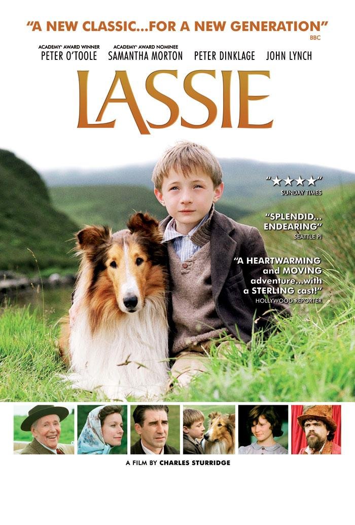 Peter O'Toole, John Lynch, Peter Dinklage, Samantha Morton, Jonathan Mason, and Hester Odgers in Lassie (2005)