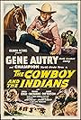 Gene Autry, Georgie Nokes, Sheila Ryan, Jay Silverheels, and Champion in The Cowboy and the Indians (1949)