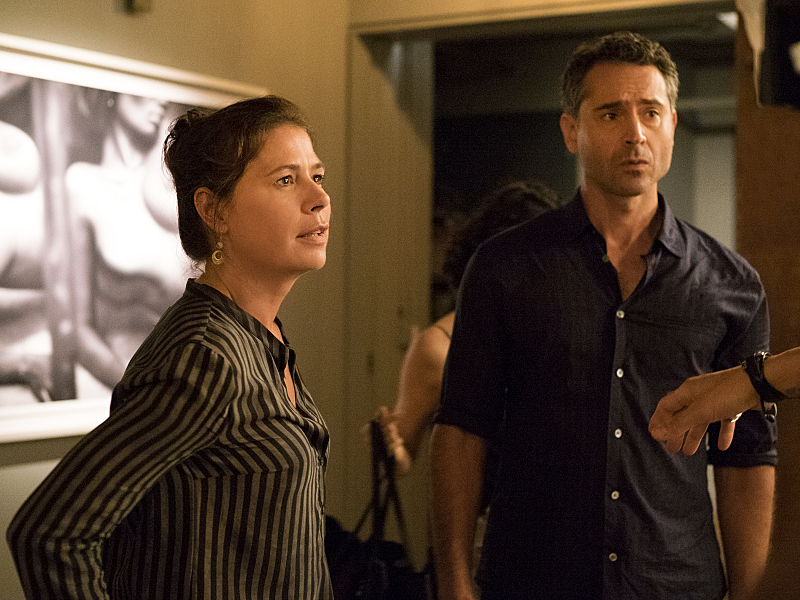 Maura Tierney and Omar Metwally in The Affair (2014)