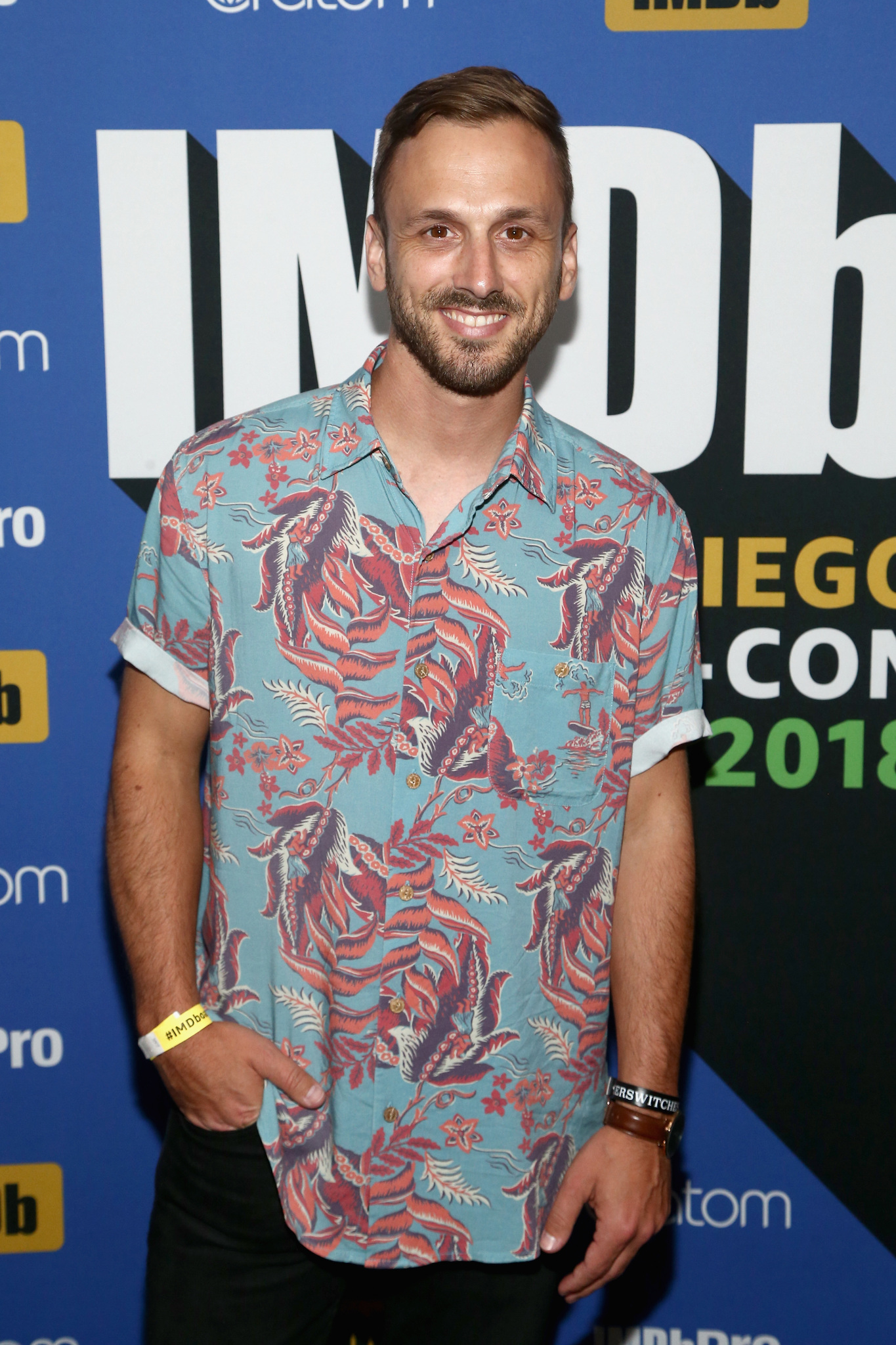 Adam McArthur at an event for IMDb at San Diego Comic-Con 2018 (2018)