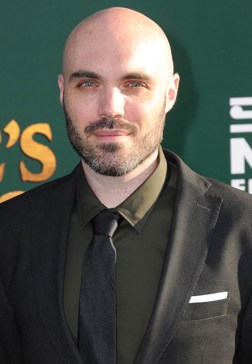 David Lowery at an event for Pete và Người Bạn Rồng (2016)