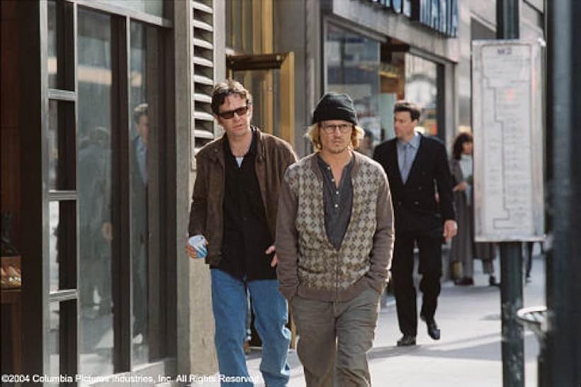 Johnny Depp and Timothy Hutton in Secret Window (2004)