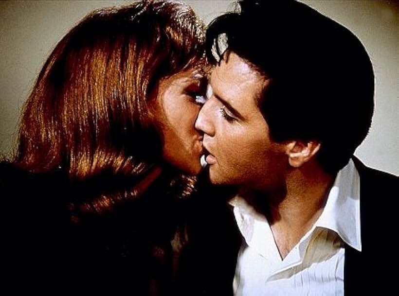 Elvis Presley and Annette Day in "Double Trouble," MGM, 1967.