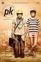 Aamir Khan and Anushka Sharma in Peekay Ngây Thơ (2014)