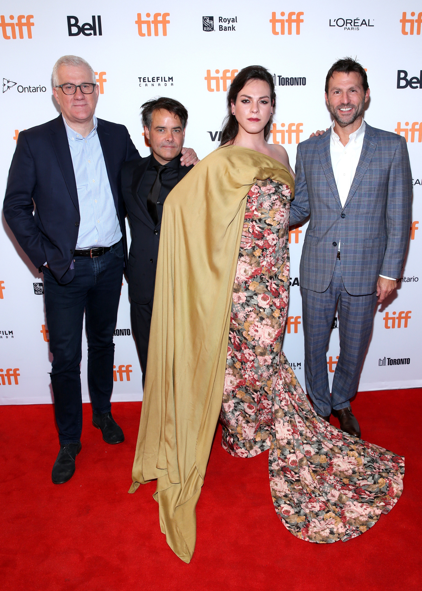 Sebastián Lelio, David Linde, and Daniela Vega at an event for Una mujer fantástica (2017)