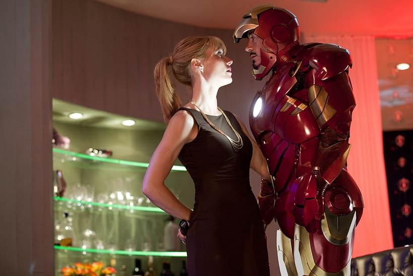 Robert Downey Jr. and Gwyneth Paltrow in Người Sắt 2 (2010)