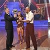 Tom Bergeron, Karina Smirnoff, and J.R. Martinez in Dancing with the Stars (2005)