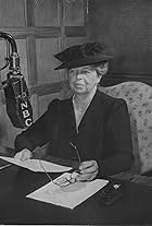 First Lady Eleanor Roosevelt talks to the radio audience, 1941.