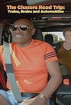 Shaun Wallace and Anne Hegerty in The Chasers Road Trip: Trains, Brains and Automobiles (2021)