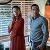 Victor Rasuk and Nathalie Kelley in I Think She's Coming Out (2020)