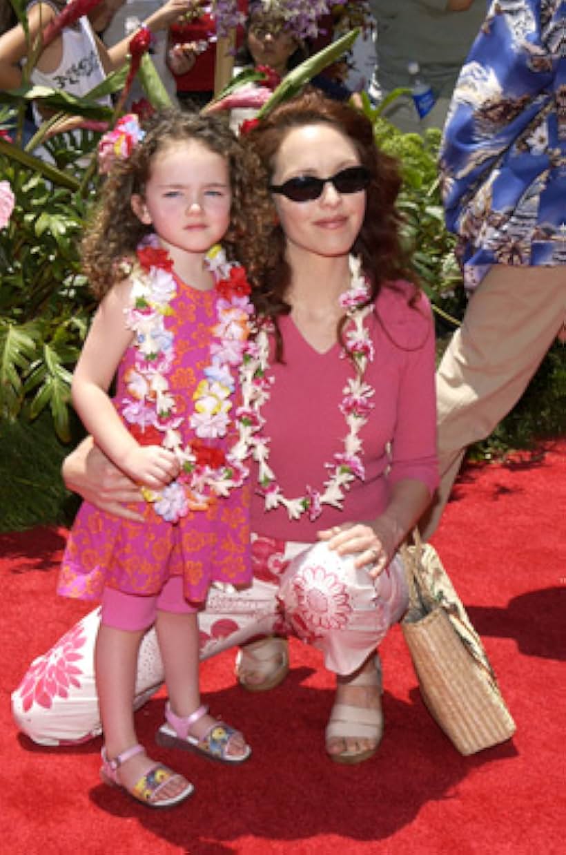 Amy Yasbeck and Stella Ritter at an event for Lilo & Stitch (2002)