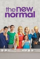 Ellen Barkin, Justin Bartha, Andrew Rannells, Georgia King, NeNe Leakes, and Bebe Wood in The New Normal (2012)